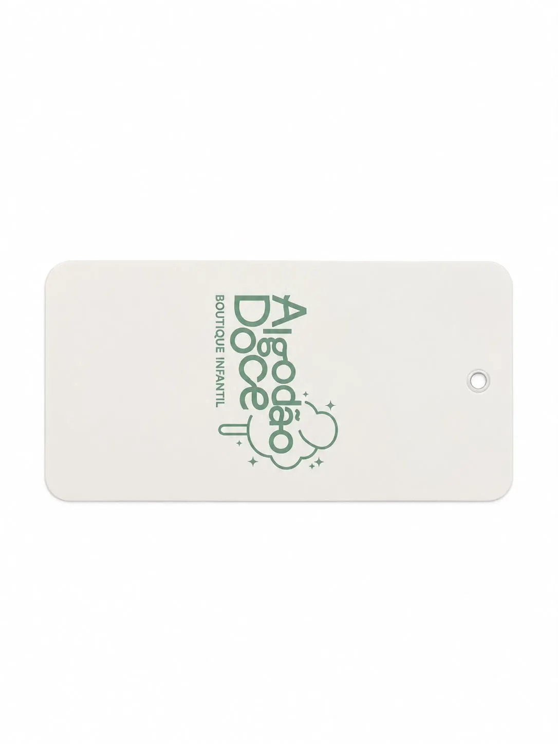 Tag personalizada Algodão Doce Boutique Infantil