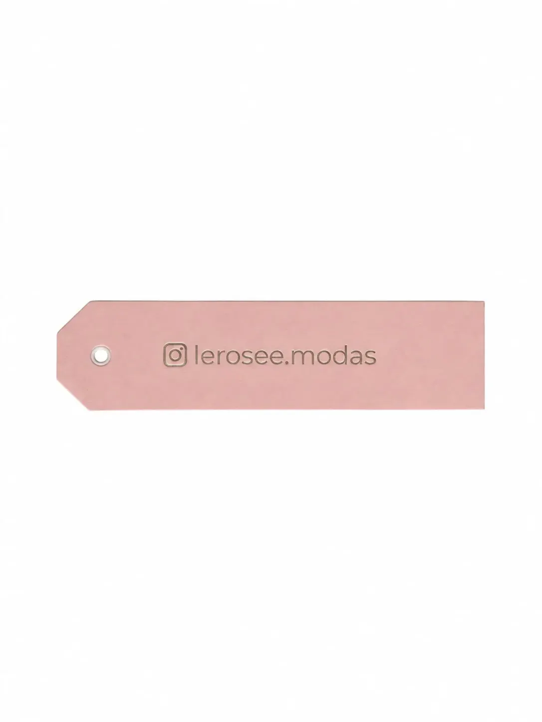 Tag personalizada lerosee.modas em rosa